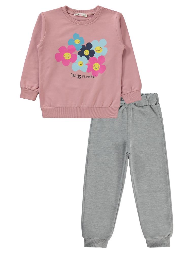 Civil Girls 2-5 Yaş Eşofman Takımı - Pembe