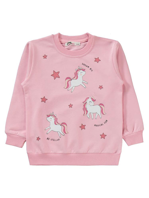 Civil Girls 2-5 Yaş Eşofman Takımı - Pembe