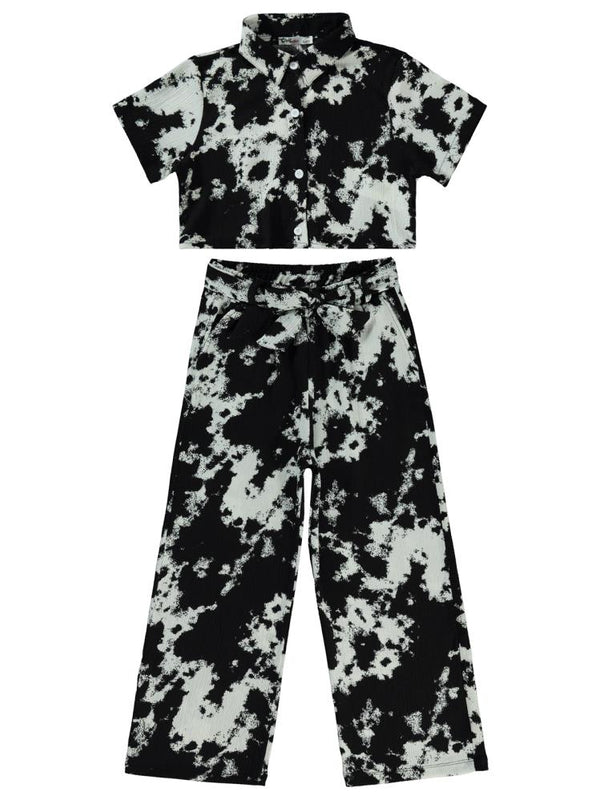 Civil Girls Batik 10-13 Yaş Takım - Siyah