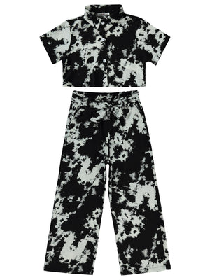 Civil Girls Batik 6-9 Yaş Takım - Siyah