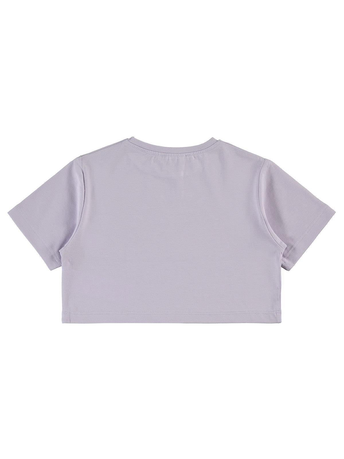 Civil Girls Flamingo Baskılı 2-5 Yaş Tişört - Lila