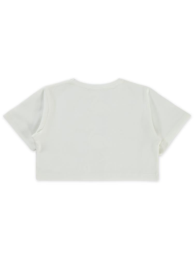 Civil Girls Flamingo Baskılı 2-5 Yaş Tişört - Ekru