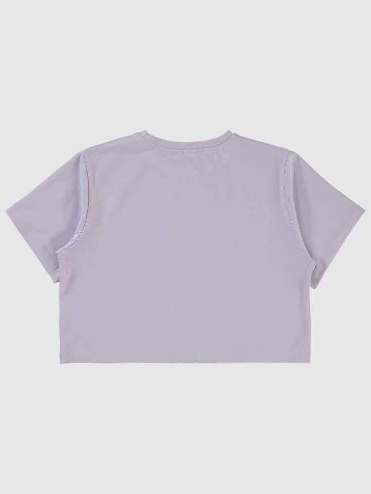 Civil Girls Flamingo Baskılı 10-13 Yaş Tişört - Lila
