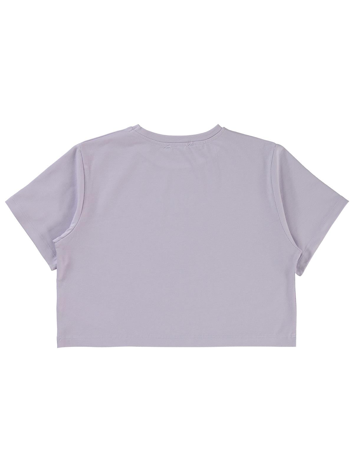 Civil Girls Flamingo Baskılı 6-9 Yaş Tişört - Lila