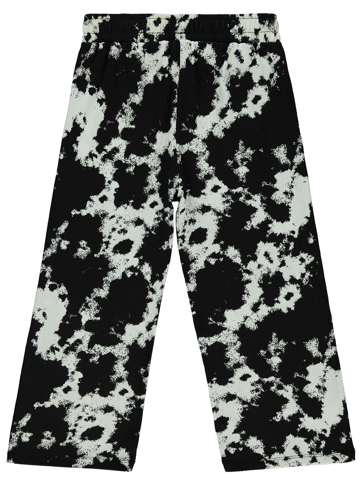 Civil Girls Batik 6-9 Yaş Pantolon - Siyah