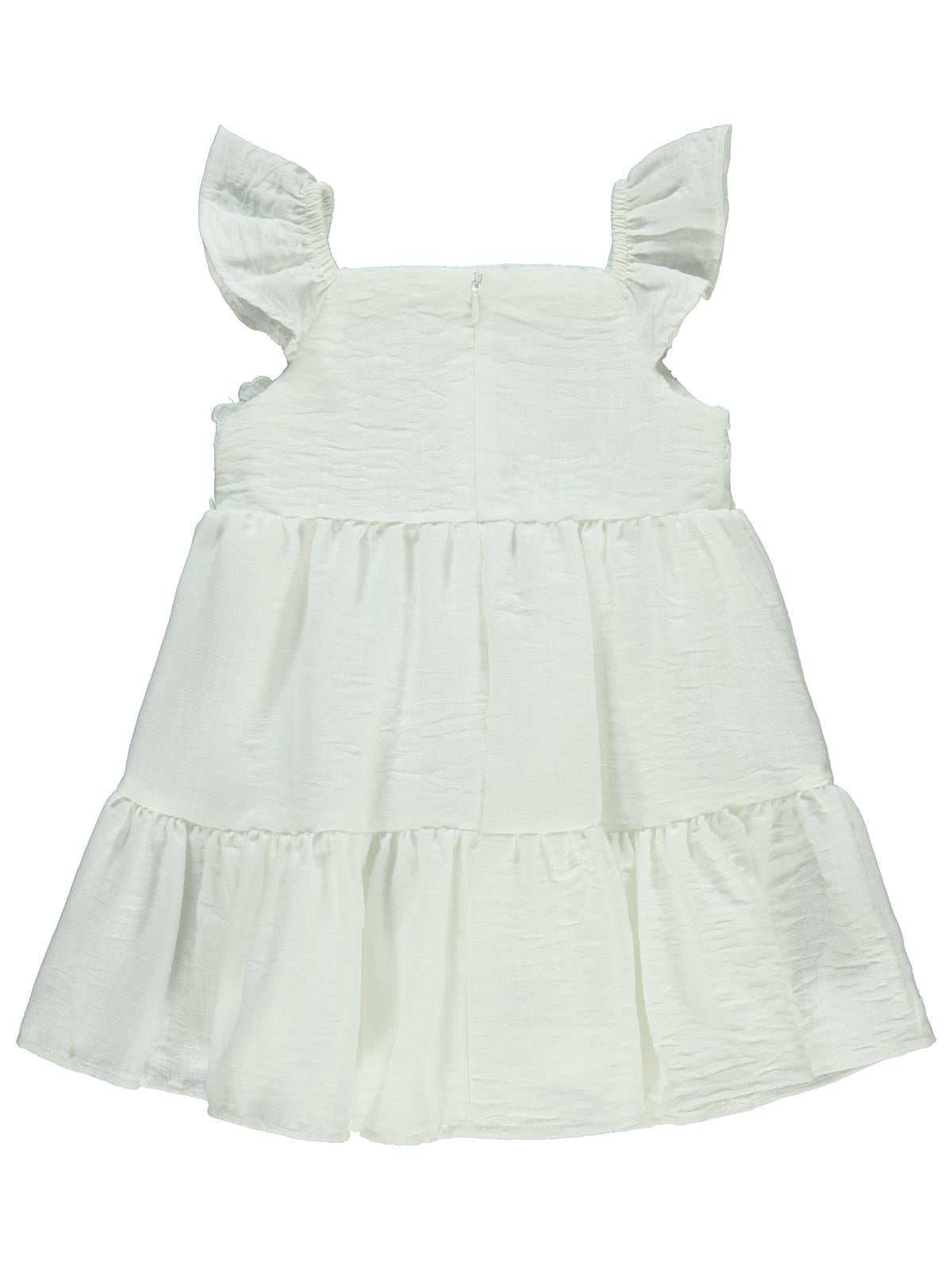 Civil Girls Roba Brode 2-5 Yaş Elbise - Ekru