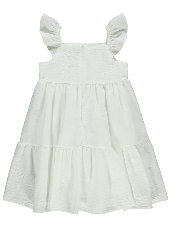 Civil Girls Roba Brode 6-9 Yaş Elbise - Ekru