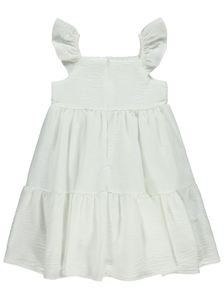 Civil Girls Roba Brode 6-9 Yaş Elbise - Ekru