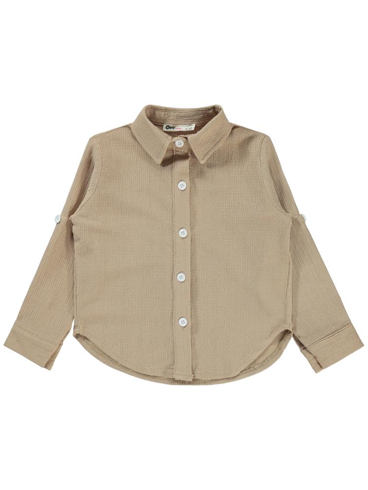 Civil Girls Bürümcük 2-5 Yaş Gömlek - Bej