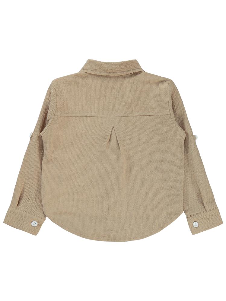 Civil Girls Bürümcük 2-5 Yaş Gömlek - Bej