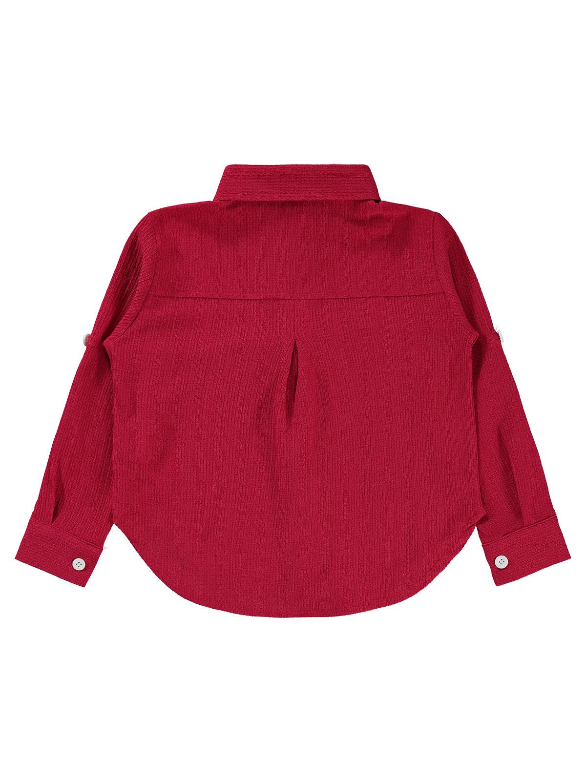 Civil Girls Bürümcük 2-5 Yaş Gömlek - Fusya