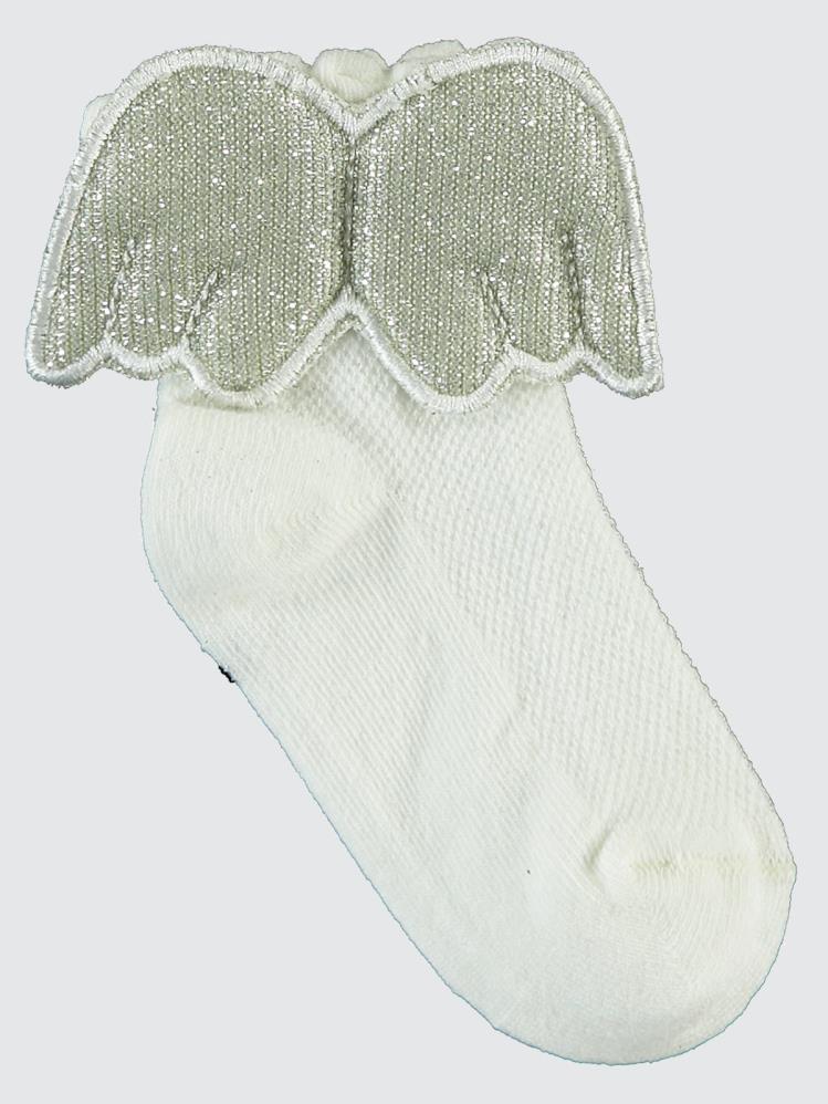 Civil Girls Melek Kanatlı 3-11 Yaş Kız Çocuk Soket Çorap - Ekru