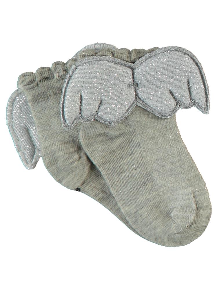 Civil Girls Melek Kanatlı 3-11 Yaş Kız Çocuk Soket Çorap - Gri