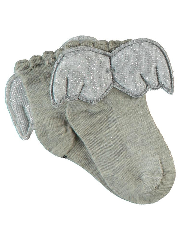 Civil Girls Melek Kanatlı 3-11 Yaş Kız Çocuk Soket Çorap - Gri