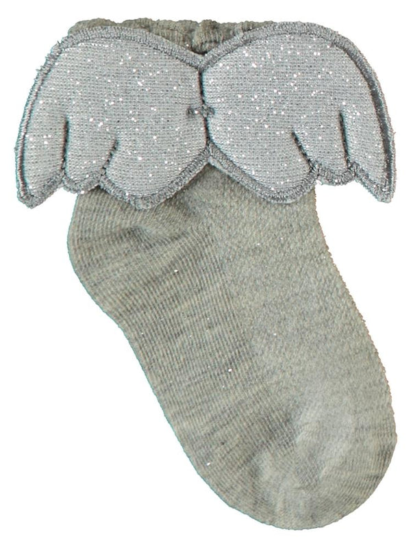 Civil Girls Melek Kanatlı 3-11 Yaş Kız Çocuk Soket Çorap - Gri