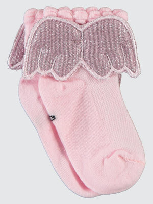 Civil Girls Melek Kanatlı 3-11 Yaş Kız Çocuk Soket Çorap - Pembe