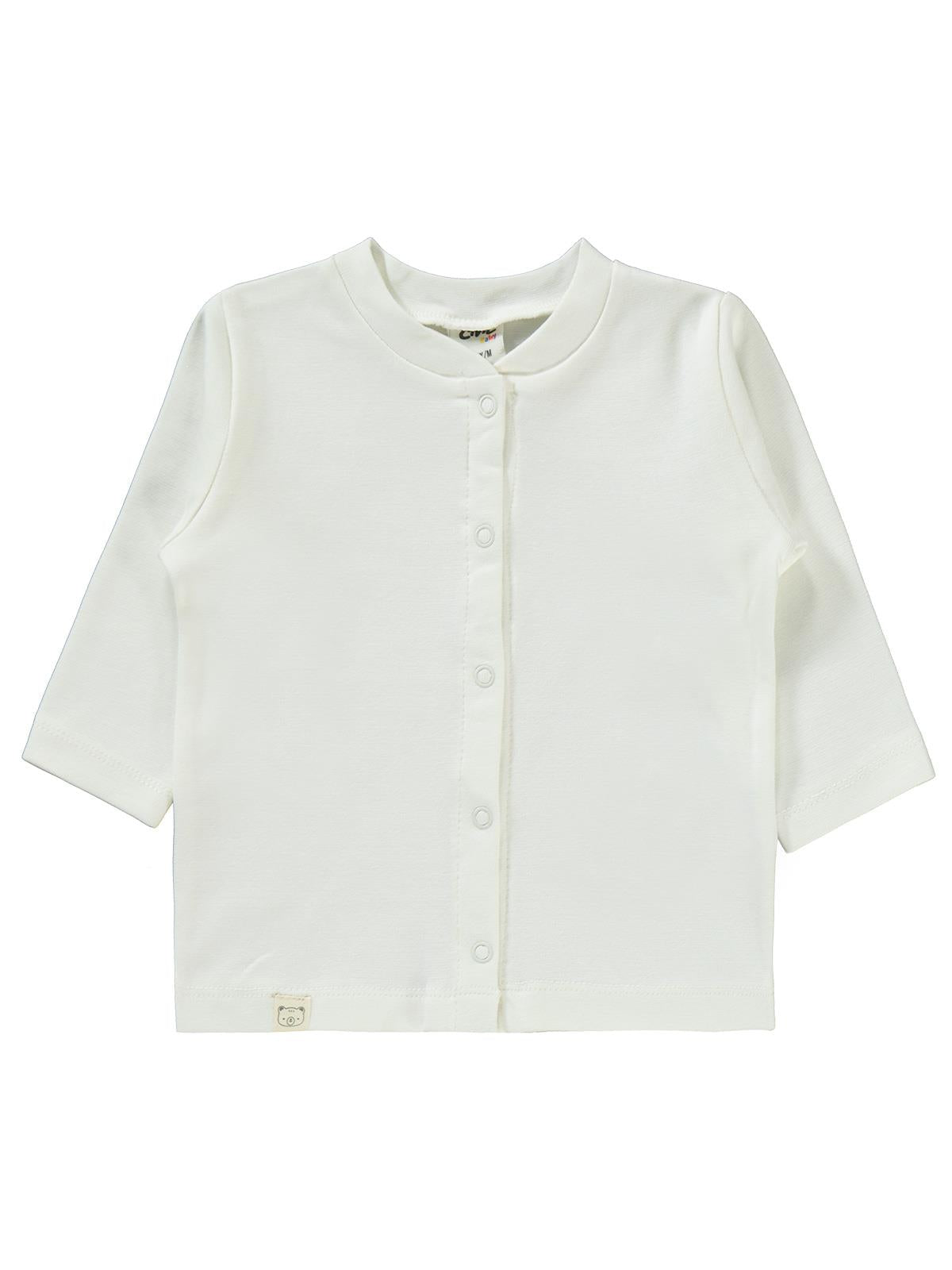 Civil Baby Düz 1-6 Ay Pijama Takımı - Ekru