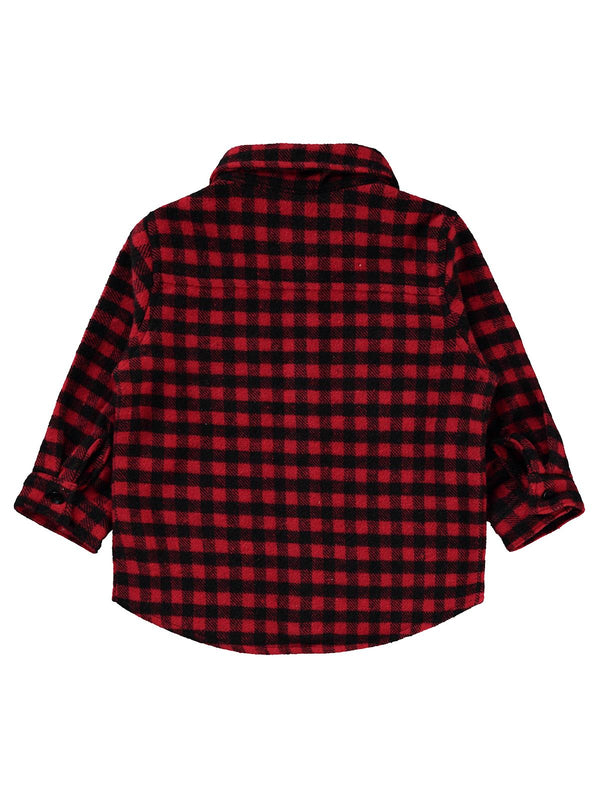 Civil Baby Kareli Oduncu 6-18 Ay Gömlek - Kırmızı