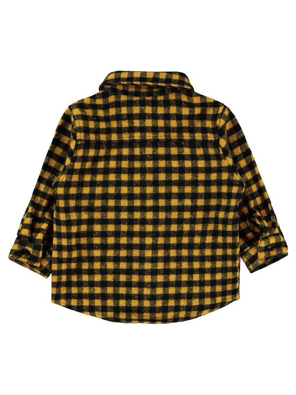 Civil Baby Kareli Oduncu 6-18 Ay Gömlek - Hardal