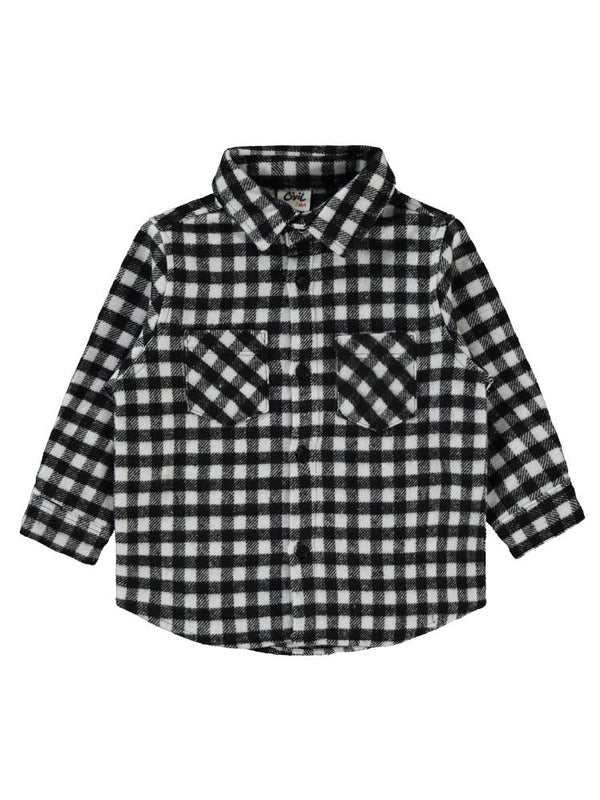 Civil Baby Kareli Oduncu 6-18 Ay Gömlek - Beyaz