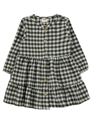 Civil Baby Oduncu Desenli 6-18 Ay Elbise - Haki