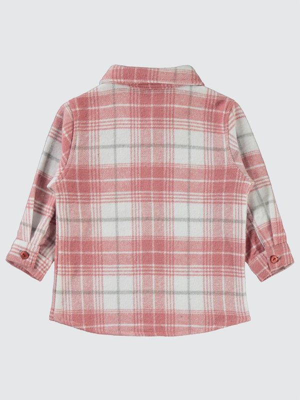 Civil Baby Bebe Yaka  6-18 Ay Gömlek - Pudra