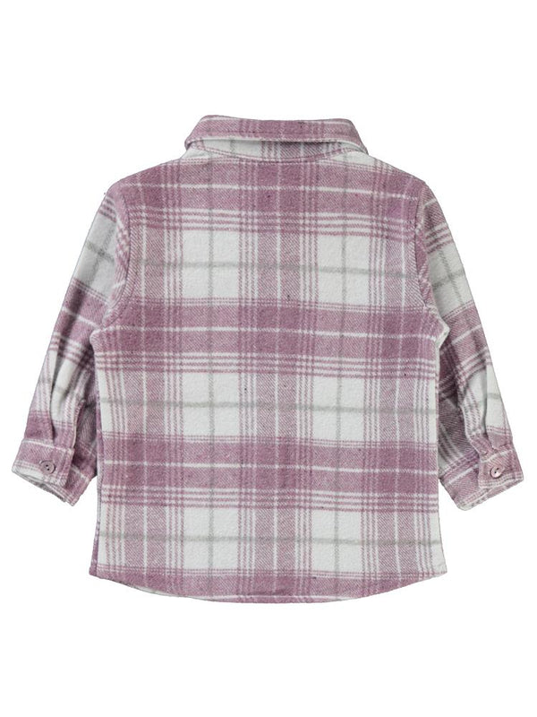 Civil Baby Bebe Yaka  6-18 Ay Gömlek - Lila