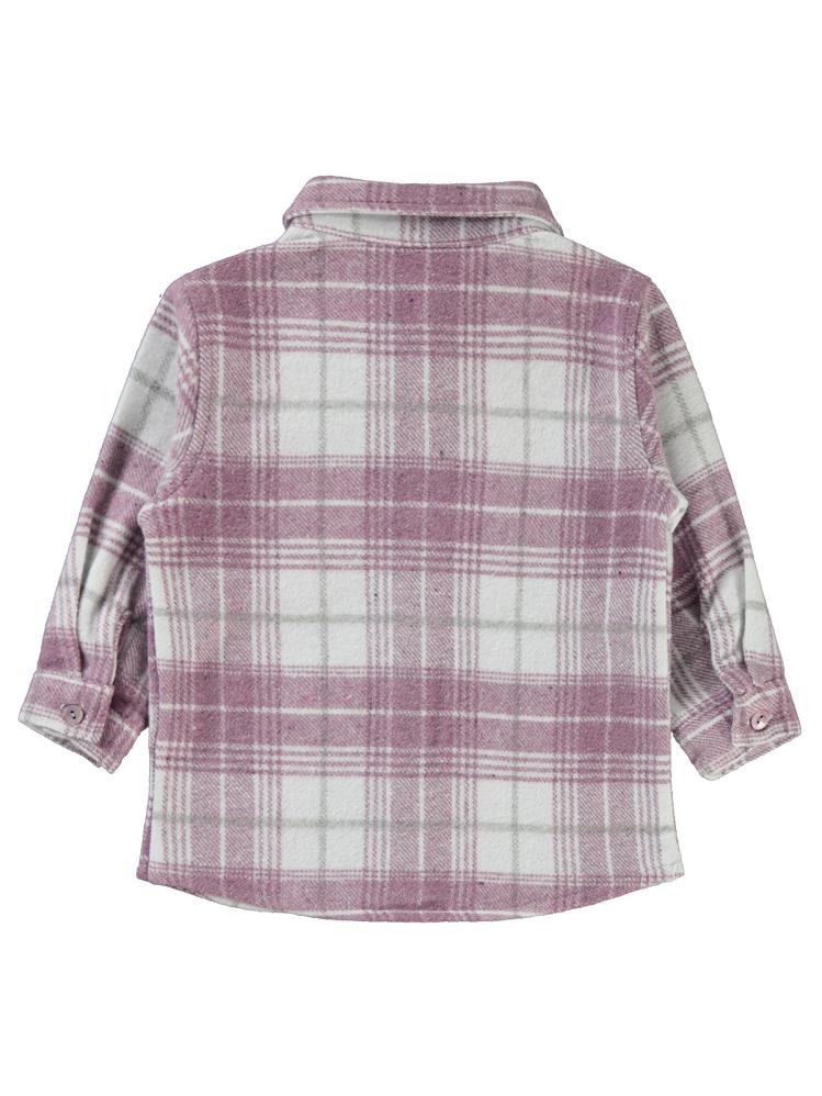 Civil Baby Bebe Yaka  6-18 Ay Gömlek - Lila