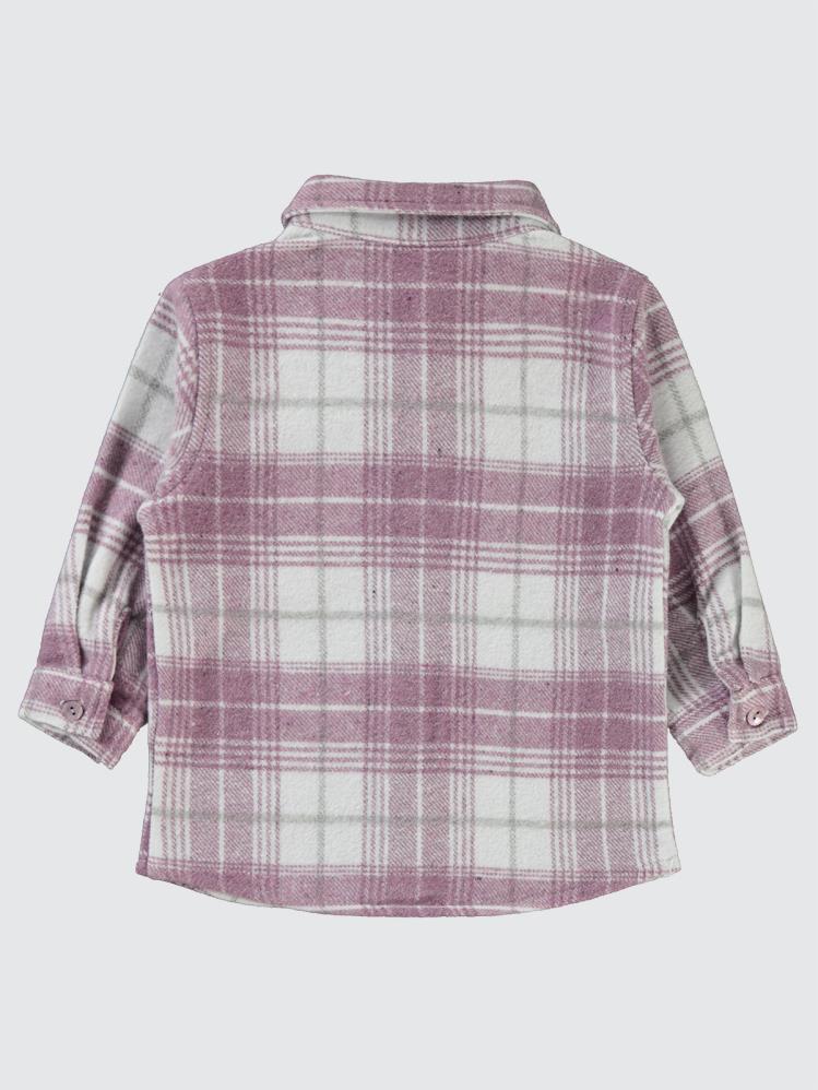 Civil Baby Bebe Yaka  6-18 Ay Gömlek - Lila