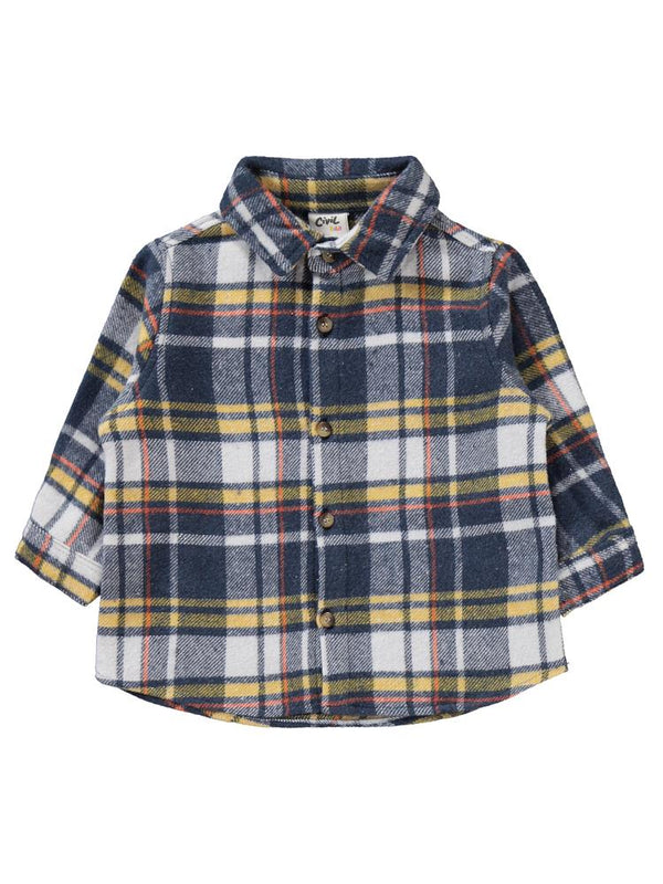 Civil Baby Oduncu Desen 2' Li 6-18 Ay Takım - Mavi