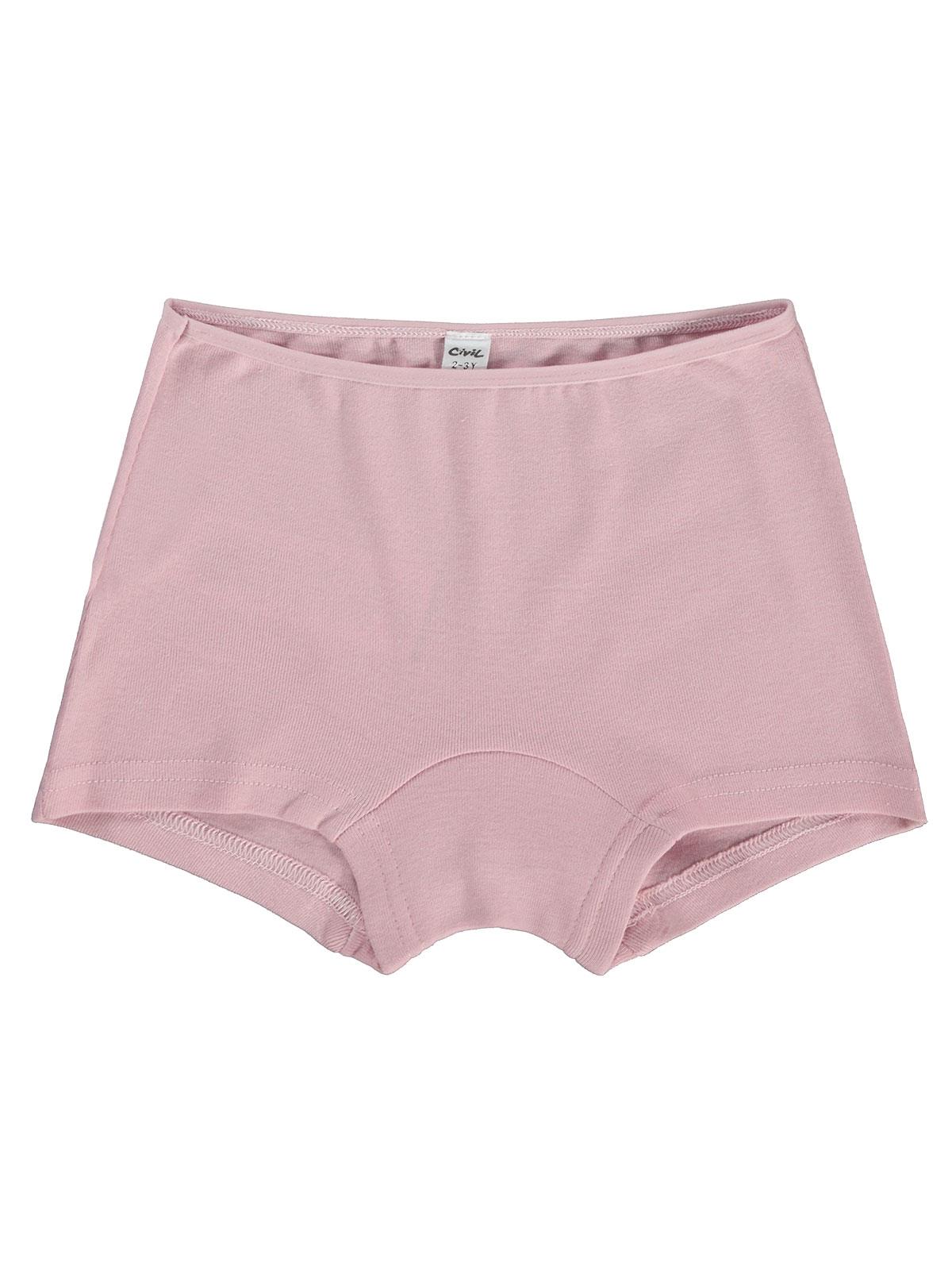 Civil Girls Ribana Çizgili 2-10 Yaş 3'lü Boxer Set