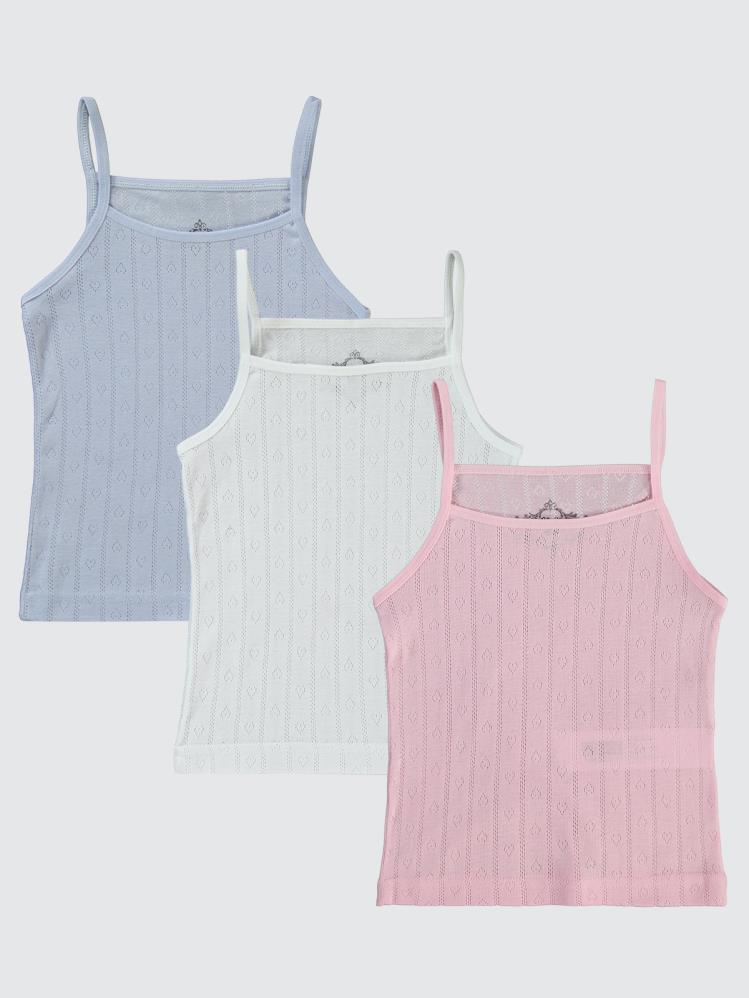 Civil Girls Ribana Jakarlı 2-10 Yaş 3'lü Atlet Set