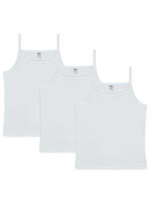 Civil Girls Basic İp Askılı 2-10 Yaş 3'lü Atlet Set