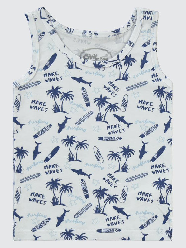 Civil Boys Palmiye 2-10 Yaş 2'li Atlet Set