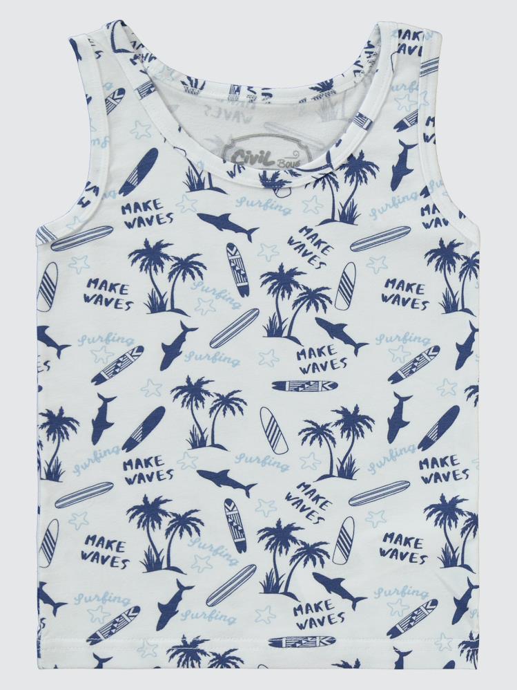 Civil Boys Palmiye 2-10 Yaş 2'li Atlet Set