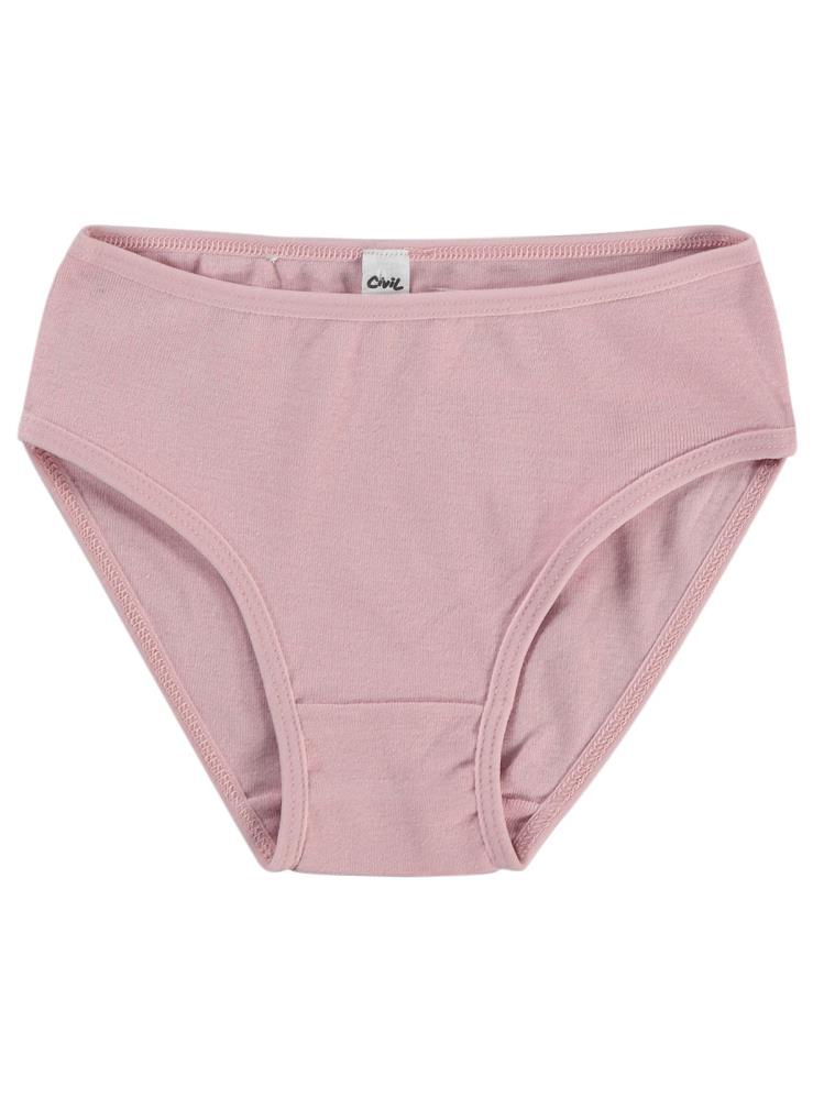 Civil Girls Ribana Çizgili 2-10 Yaş 3'lü Külot Set