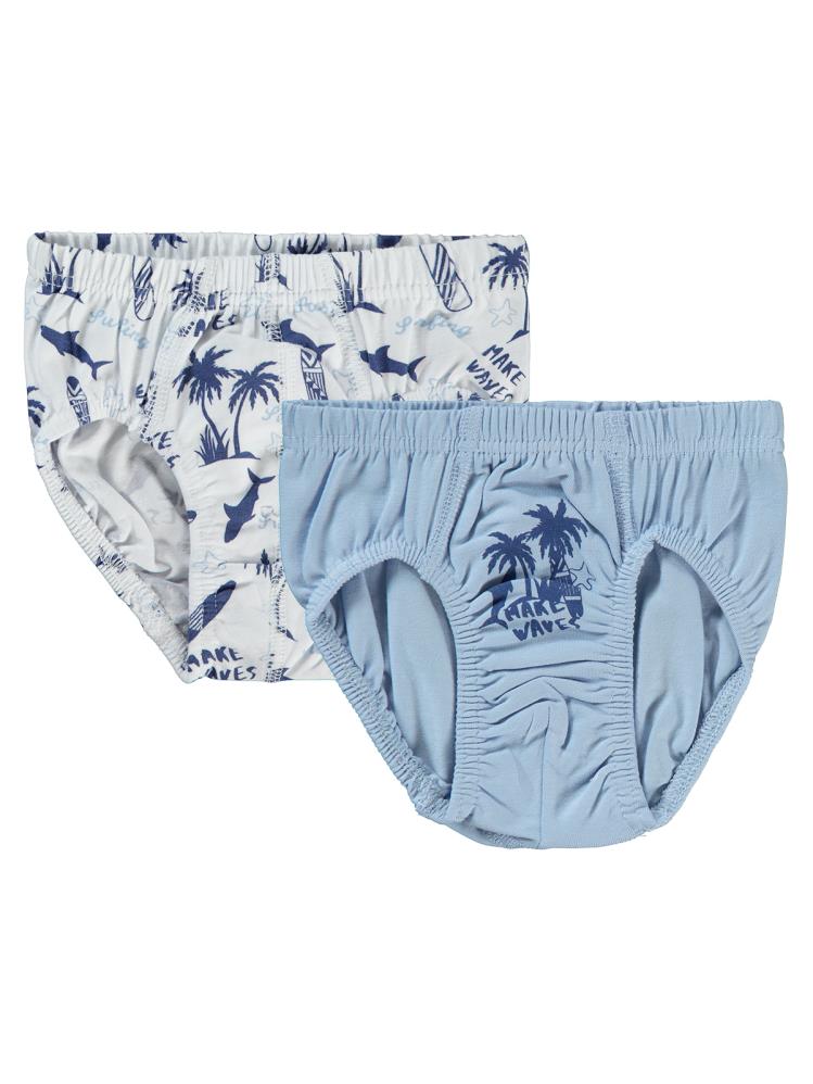 Civil Boys Palmiye 2-10 Yaş 2'li Külot Set