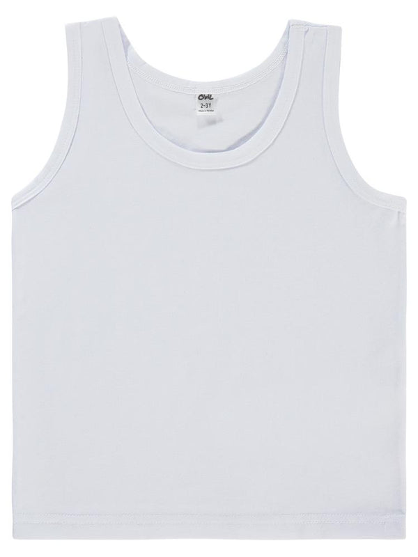 Civil Boys Basic Geniş Askılı 2-10 Yaş 3'lü Atlet Set