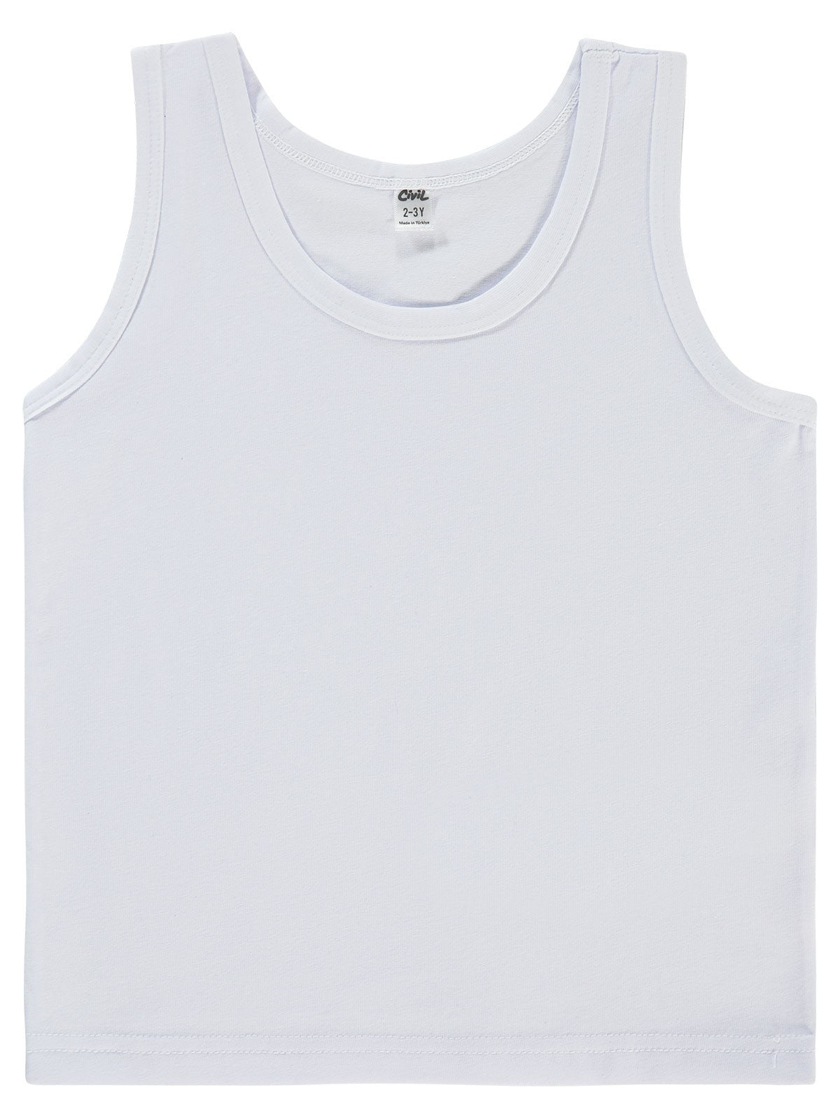 Civil Boys Basic Geniş Askılı 2-10 Yaş 3'lü Atlet Set