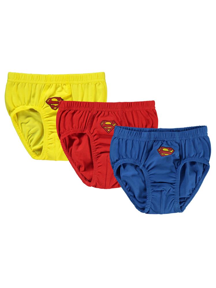 Süperman 2-10 Yaş 3'lü Külot Set