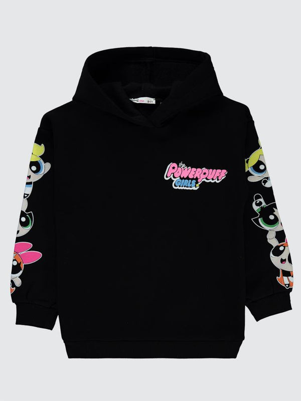 Powerpuff Girls 10-13 Yaş Sweatshirt - Siyah