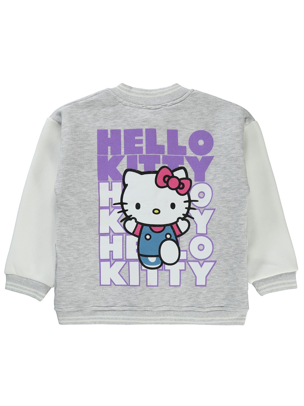 Hello Kitty 10-13 Yaş Hırka - Gri