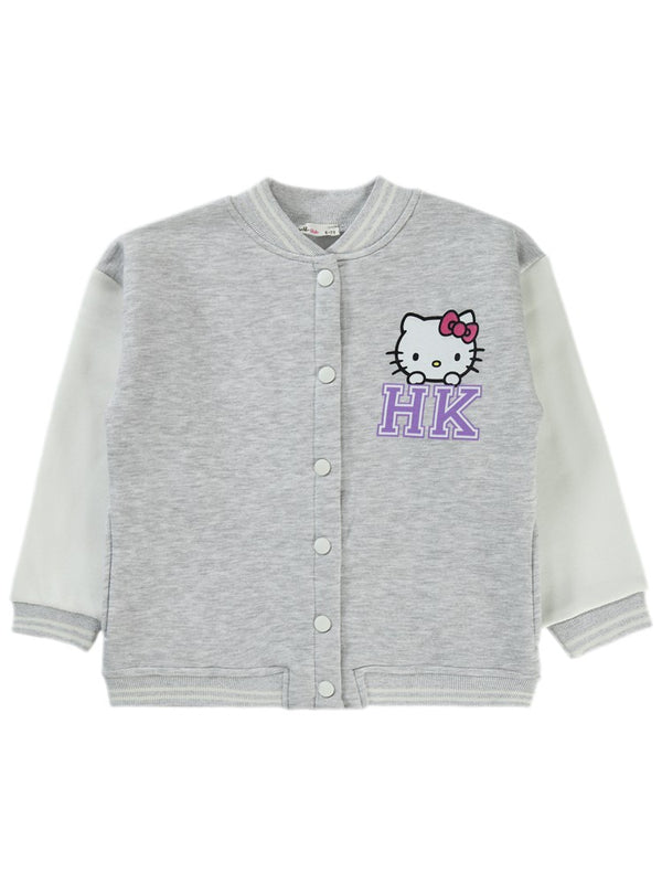 Hello Kitty 10-13 Yaş Hırka - Gri