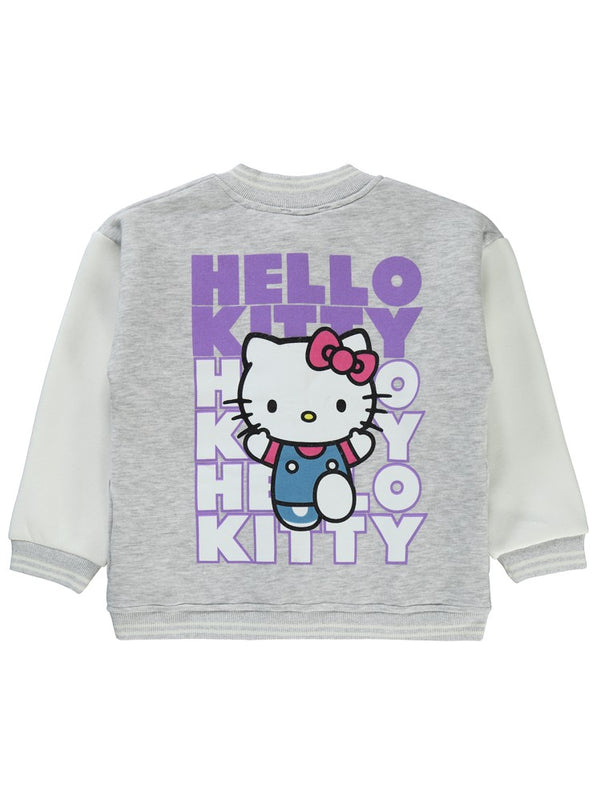 Hello Kitty 10-13 Yaş Hırka - Gri