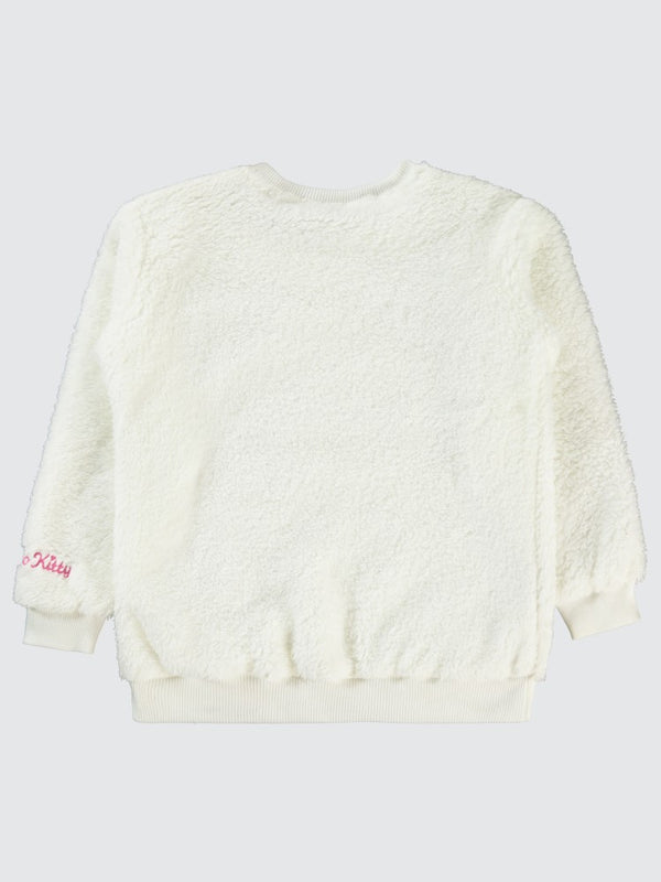 Hello Kitty 10-13 Yaş Sweatshirt - Ekru
