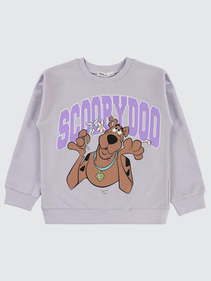Scooby Doo 10-13 Yaş Sweatshirt - Lila