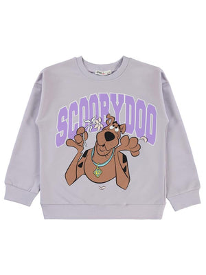 Scooby Doo 6-9 Yaş Sweatshirt - Lila