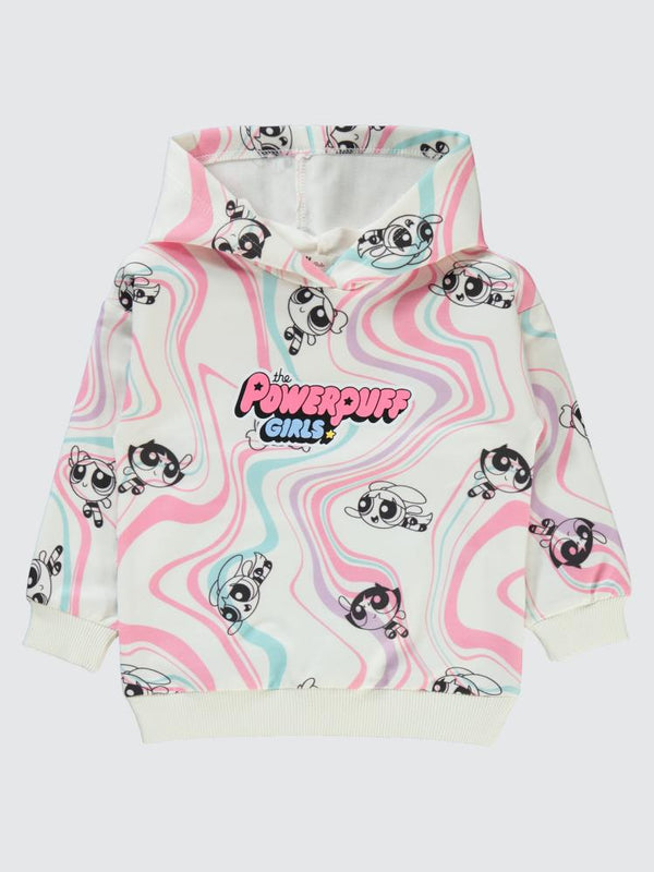 Powerpuff Girls 2-5 Yaş Sweatshirt - Ekru