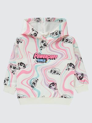 Powerpuff Girls 2-5 Yaş Sweatshirt - Ekru