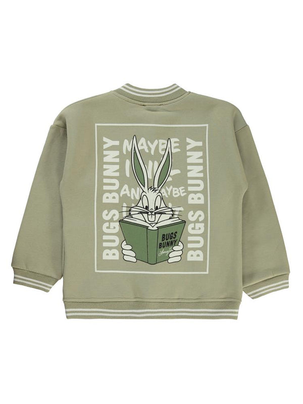 Bugs Bunny 6-9 Yaş Hırka - Gri